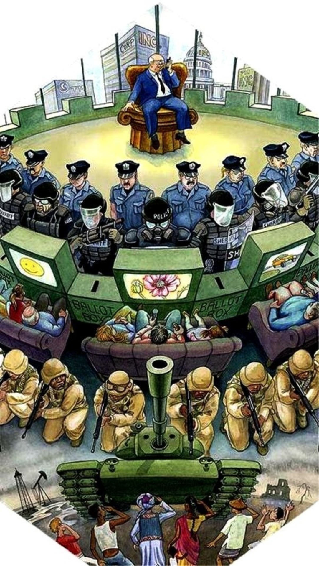 Военно политическая карикатура